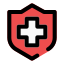 red cross shield